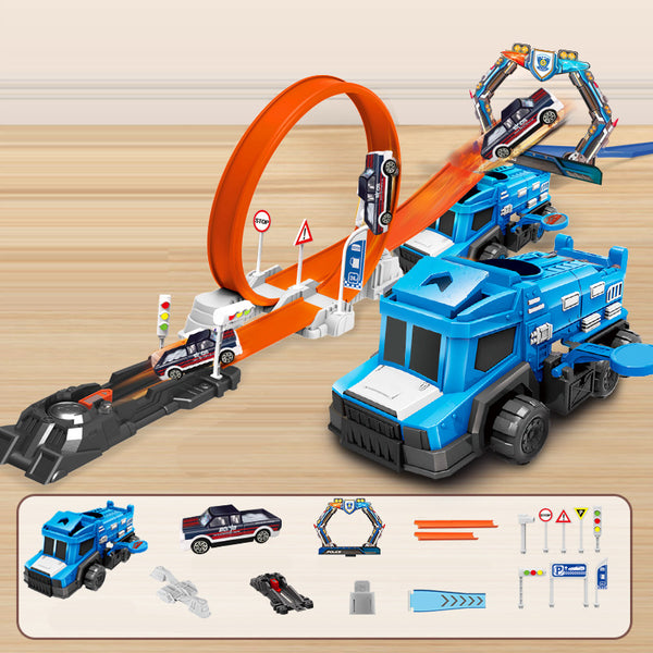 Ejection Track Alloy Car Set