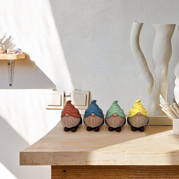 4pcs Resin Gnome Decor Garden Decor
