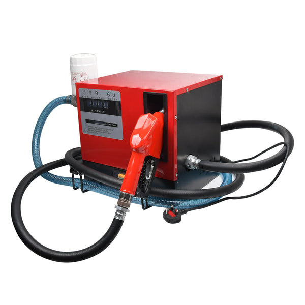 Fuel Transfer Pump 220V Self-Priming Oil Diesel Transfer Pump Oil Pump