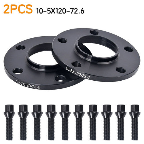 10mm Alloy Wheel Spacers Fits VW Transporter T5 T6 5X120 72.6mm