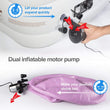 Portable Air Pump Quick-Fill In Electric Air Pump with 3 Nozzle Adapter