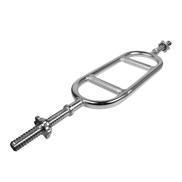 Weight Lifting Triceps Bar Spinlock Fitness Grip Bicep Curl Barbells