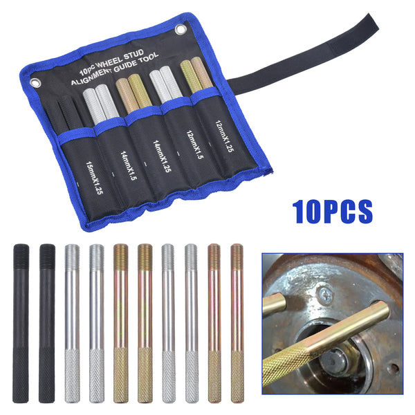 10X Steel Wheel Alignment Pin Wheel Hanger Positioning Guide Balancing Tool