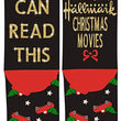 I'M WATCHING CHRISTMAS MOVIES Letter Print Warm Medium Tube Socks