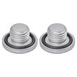 2x Engine Oil Pan Drain Sump Plug Screw Bolt For Vauxhall