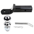 Trailer Hitch Ball Mount 2 In Ball With Ball & Hitch Pin 2 In Receiver
