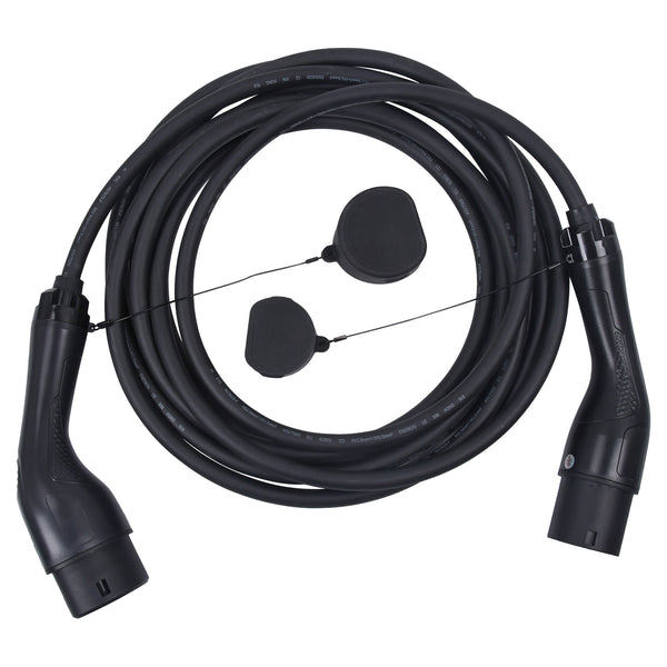 Type 2 EV Charging Cable 11kW 16A 3 Phase 7m with Bag