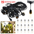 FESTOON E27 IP65 WATERPROOF LED OUTDOOR GARDEN STRING LIGHTS