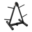 2 in1 Olympic Weight Plate Tree Rack & Barbell Storage Holder Stand