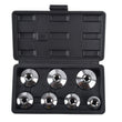 7Pcs Oil Filter Socket Set 3/8" Drive 24 27 29 30 32 36 38mm