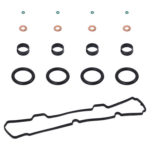 FOR FORD FIESTA FUSION FUEL INJECTOR SEAL KIT WITH ROCKER COVER GASKET