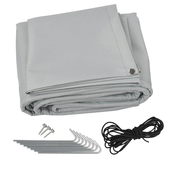 Caravan Awning Mud / Draught Skirt 7m Length X 50cm Depth w/ Wheel Arch Cover