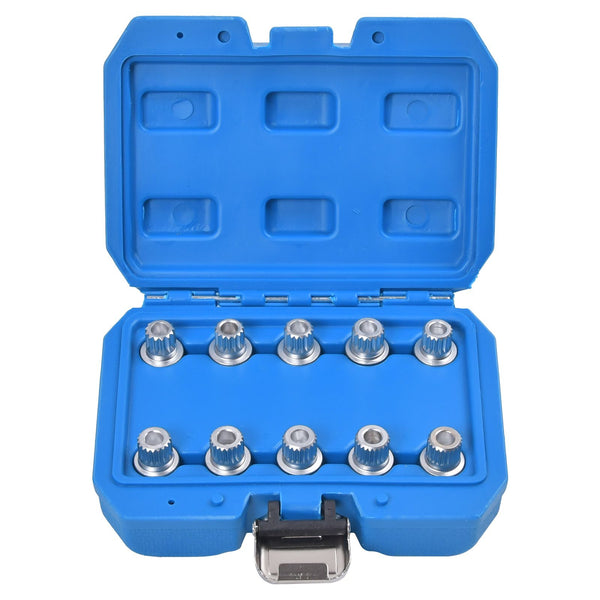 BMW MASTER LOCKING WHEEL NUT KEY SET Tamper Proof Spline Bit Socket