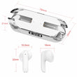 Long Battery Life and Low Latency Touch Sports Bluetooth Headset with Digital Display