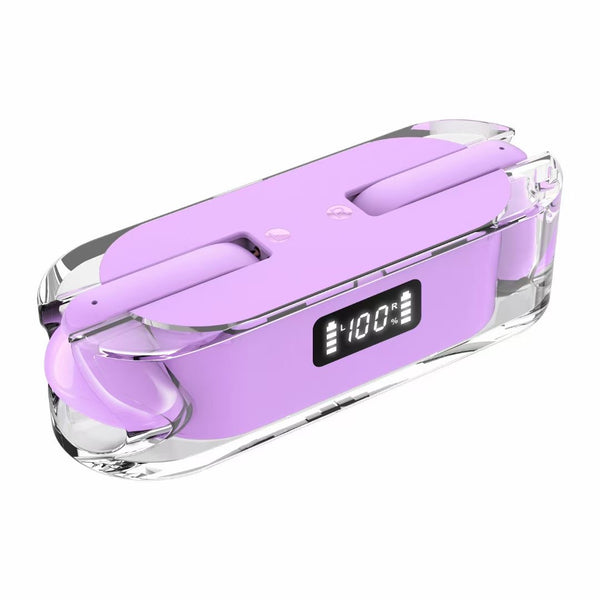 Long Battery Life and Low Latency Touch Sports Bluetooth Headset with Digital Display