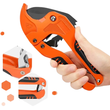 Ratcheting Pipe Cutter 42mm Max Diameter for PVC, PEX & PPR Plastic Pipe