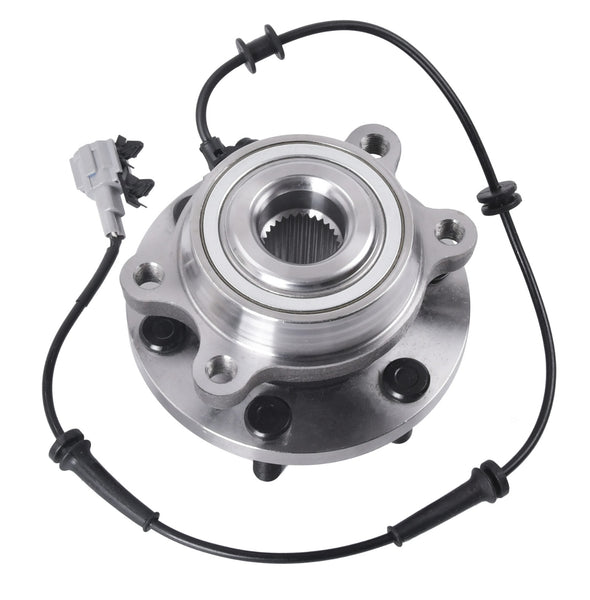 FOR NISSAN NAVARA D40 FRONT HUB WHEEL BEARING KITS INC ABS SENSOR