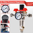 Air Filter Regulator 3/8 Inch Moisture Separator Pressure Gauge