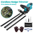 Cordless Hedge Trimmer Pruner Grass Garden Cutter