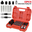 13 Pcs Alternator Set Clutch Freewheel Pulley Repair Tool