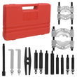 14 pcs Bearing Splitter Gear Puller Fly Wheel Separator Set With Box Tool Kit