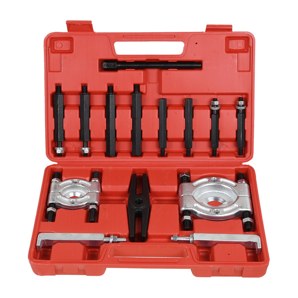 14 pcs Bearing Splitter Gear Puller Fly Wheel Separator Set With Box Tool Kit