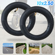 2x 10 inch E-Scooter Pneumatic Rubber Inner Tube for Kugoo 10x2.5 Parts