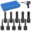 1/2" IMPACT Drive Spline Bit Sockets M5-M18 DEEP SHALLOW Triple Square