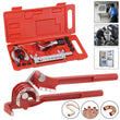 Brake Pipe Flaring Kit With Tube Bender Cutter