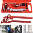 Brake Pipe Flaring Kit With Tube Bender Cutter