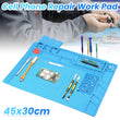 Magnetic Silicone Heat Insulation Pad Desk Work Repair Mat