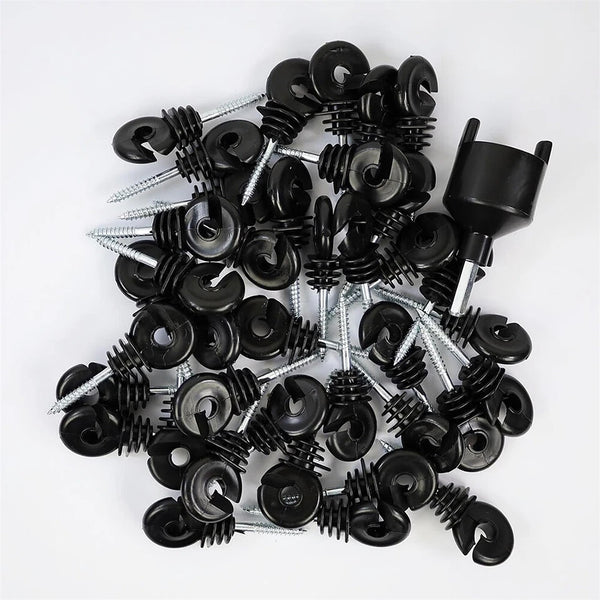 Ring Insulators Electric Fencing Fence Screw In For Wooden Posts Wire