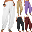 Women Linen Loose Harem Pants