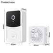 Wireless Video Doorbell  Smart Video Doorbell Camera Rechargeable