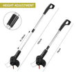 Electric Cordless Grass Trimmer Garden Weed Strimmer Cutter Rechargeable Tool