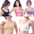 Women Wireless Padded Sports Lace Bra