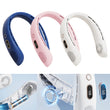 Bladeless Portable Folding Hanging Neck Fan Cooling Air Cooler Fan