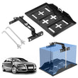 Metal Car Battery Tray Adjustable Hold Down Clamp Bracket Kit