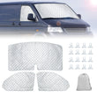 3PCS Internal Thermal Blind Window Windscreen Curtain Cover Set