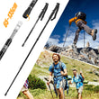 1Pair of Aluminium Telescopic Antishock Trekking