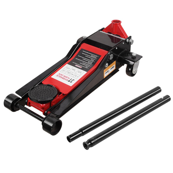 3 Tonne Heavy Duty Trolley Jack with 465mm Lifting Height