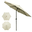 Replacement Fabric Parasol Garden Canopy 2m 2.7m 3m