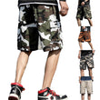 Men's Summer Outdoors Casual Camouflage Overalls Sport Shorts Pants
