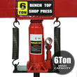 Hydraulic Bench Press 6 Ton Heavy Workshop Garage Car Bearing
