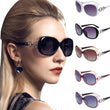Polarized  Womens Oversized UV Protection Retro Sun Glasses