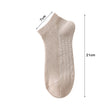 6pairs Men Mesh Low Cut Solid Color Socks