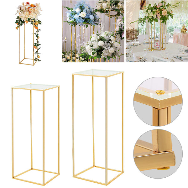Metal Flower Stand Pedestal Plinth Display Cake Holder