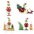 Acrylic Sheet Decortion Stealing Christmas Lighting Signs for Holiday Outdoor Yard Decoration