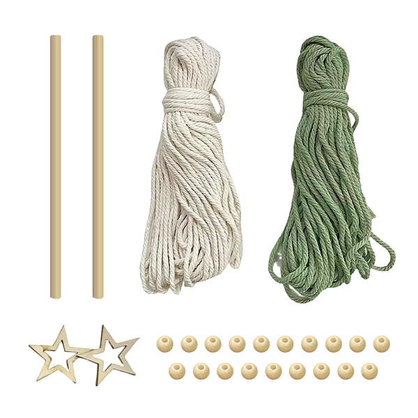 2pcs Woven Christmas Tree DIY Kit Christmas Crafts Gift Kit