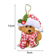 4pcs Christmas Hanging Decor Ringbell Decor